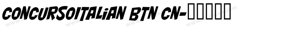 ConcursoItalian BTN Cn字体转换